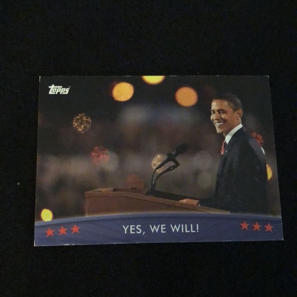 DVD with TOPPS COLLECTION OF OBAMA MOMENTS on 7 CARDS in original plastic - Picture 7 of 16